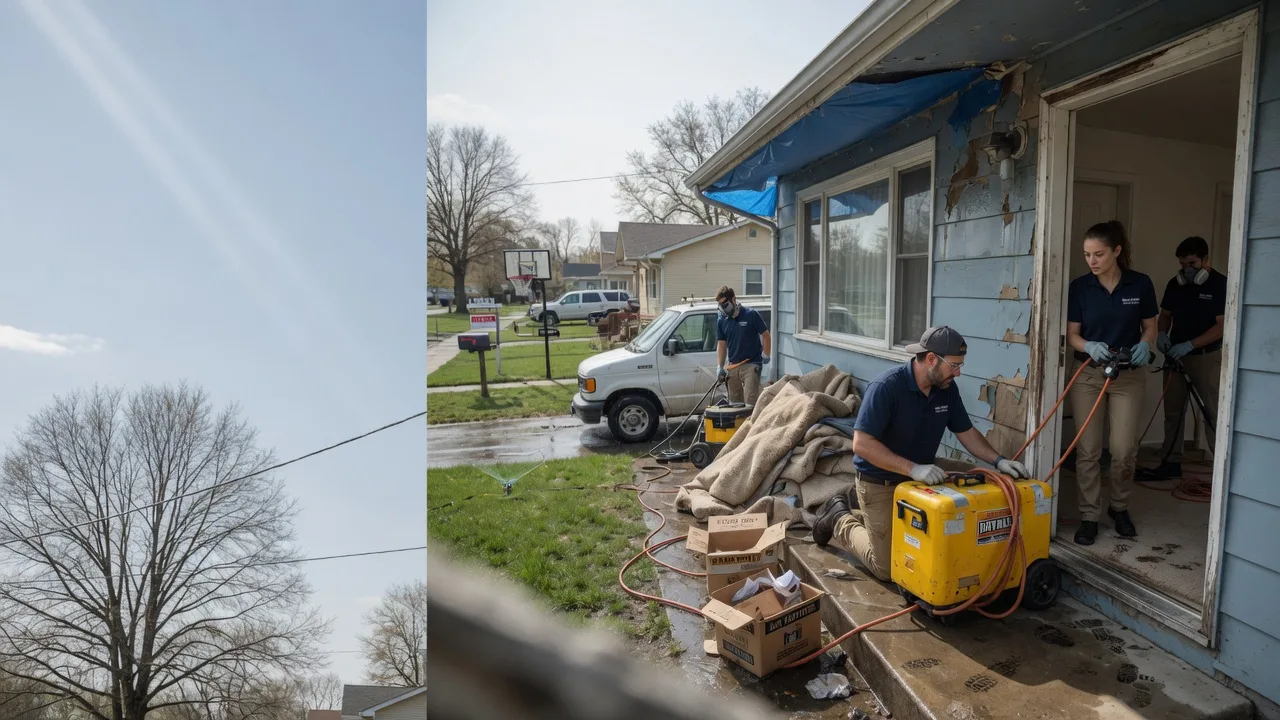 Basement Flood Cleanup in King William, VA near me